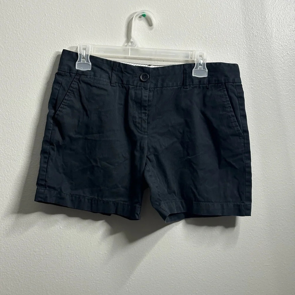 Ann Taylor LOFT Casual Women Black Cargo Shorts Size 6.